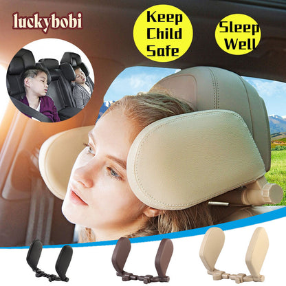 HANRS™ Head And Neck Resting System - Adjustable Neck Headrest Pillow on a child