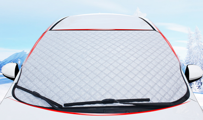 Strong Wind Resistance Windshield Snow Cover - Weatherproof Windshield Snow Cover for Long-Term Use