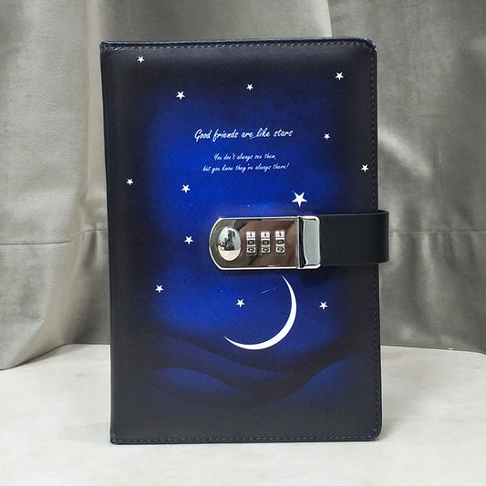 Lockable Leather Journal - Front Cover