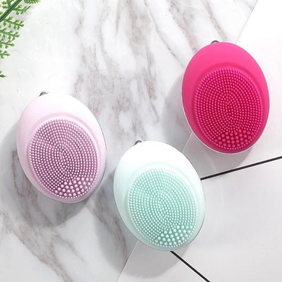 Close-up of the electric face cleansing brush