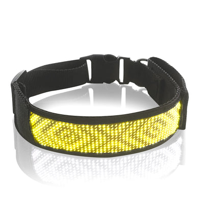 LED Luminous Pet Collar - Light-Up Dog Collar | Flashing Pet Collar | LED Illuminated Dog Collar