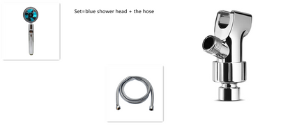 Shower Head Water Saving Flow 360 Degrees Rotating With Small Fan High Pressure Spray Nozzle Bathroom Accessories