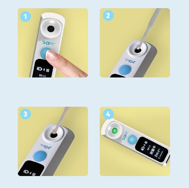 FruitGauge™ - Advanced Fruit Sugar Brix Tester how to use