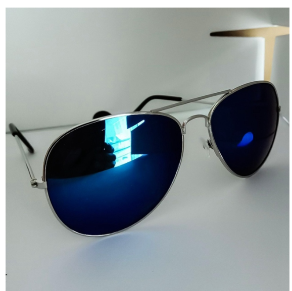 Vibrant Blue Lens Sunglasses