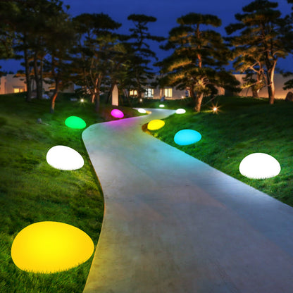 Solar Light Stone LED grass lamp LuminaGlow™ 16-Colour LED Solar Lamp