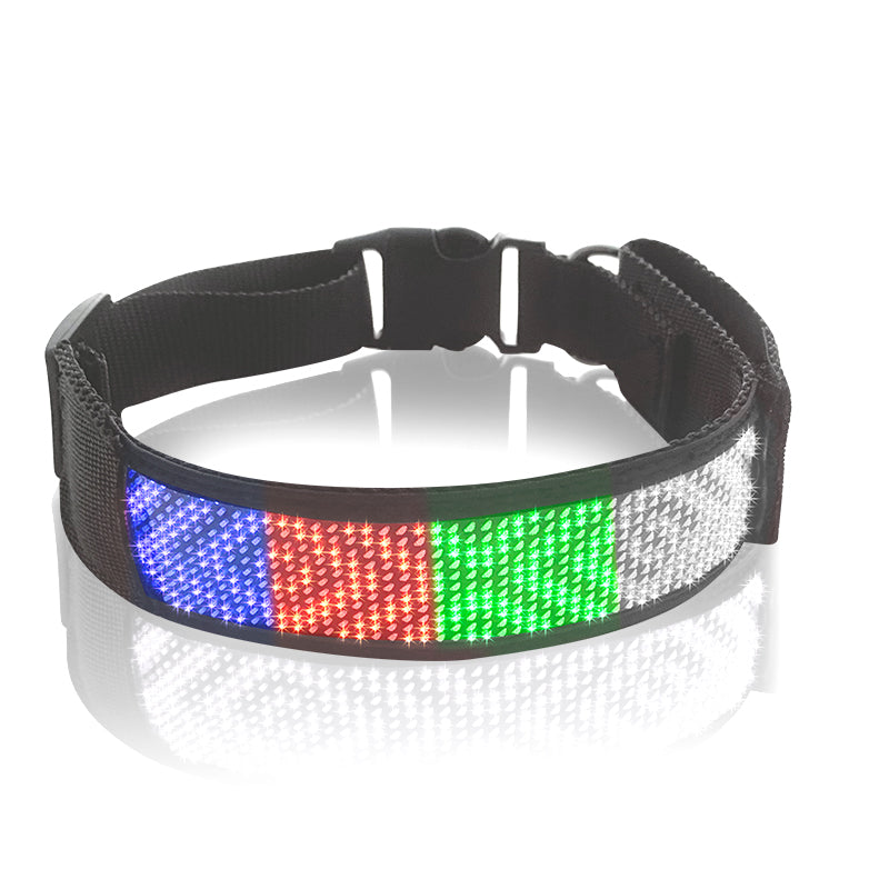 Flashing Pet Collar - LED Illuminated Design