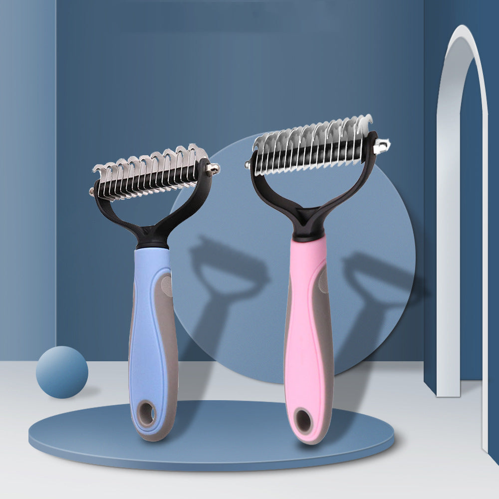 Dog Hair Removing Brush - Dual-Head Design