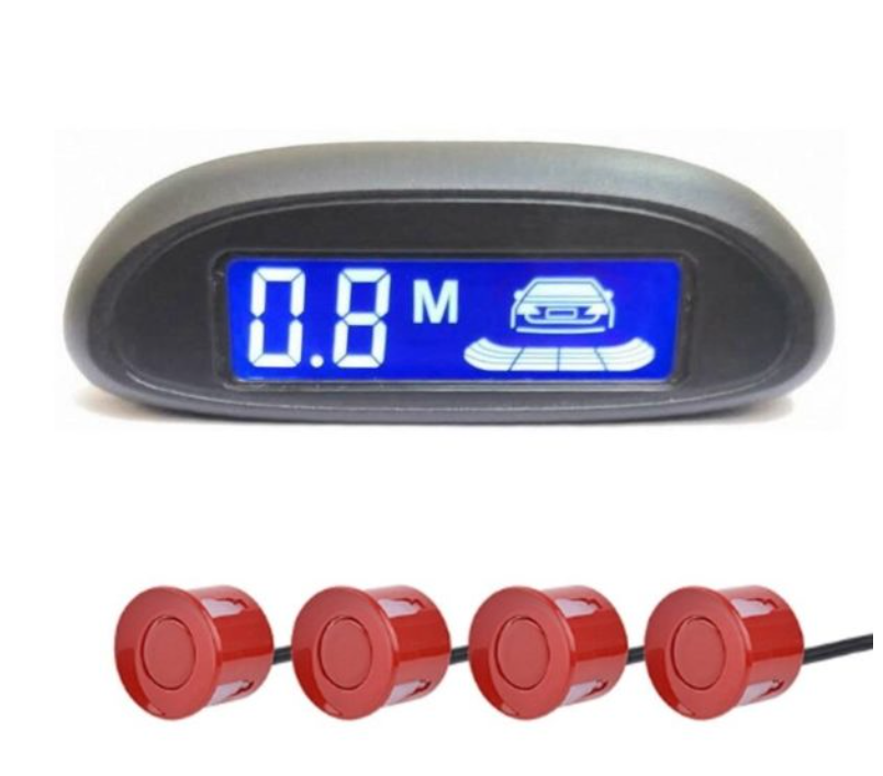 Lane Merging Assistance Sensor - Reliable LCD Parking Sensor for Safe Driving and Parking