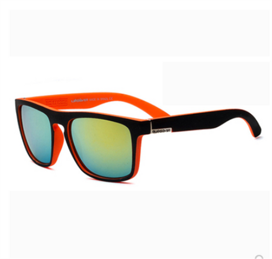 Polarized Cycling Glasses for All Genders - Sand Frame Black Grey Piece