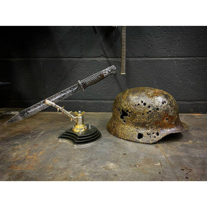 Unique Helmet Table Lamp - Contemporary Lighting with Historical Depth