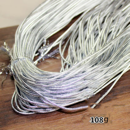 Silver Metallic Cord - Luxurious Craft Supply