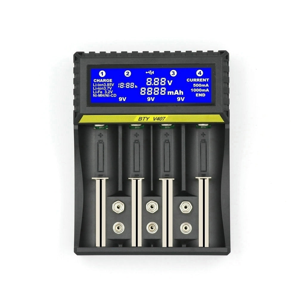 ChargeWave™ - One Charger for 5 Types of Batteries top empty load