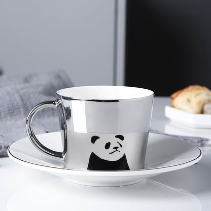 MirageMugger™ | Porcelain Mug with Animal Reflections