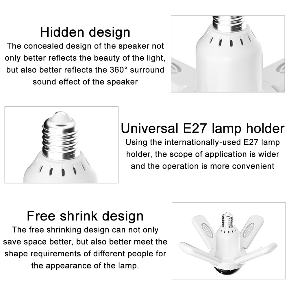 Compact Foldable LED Bulb Design features