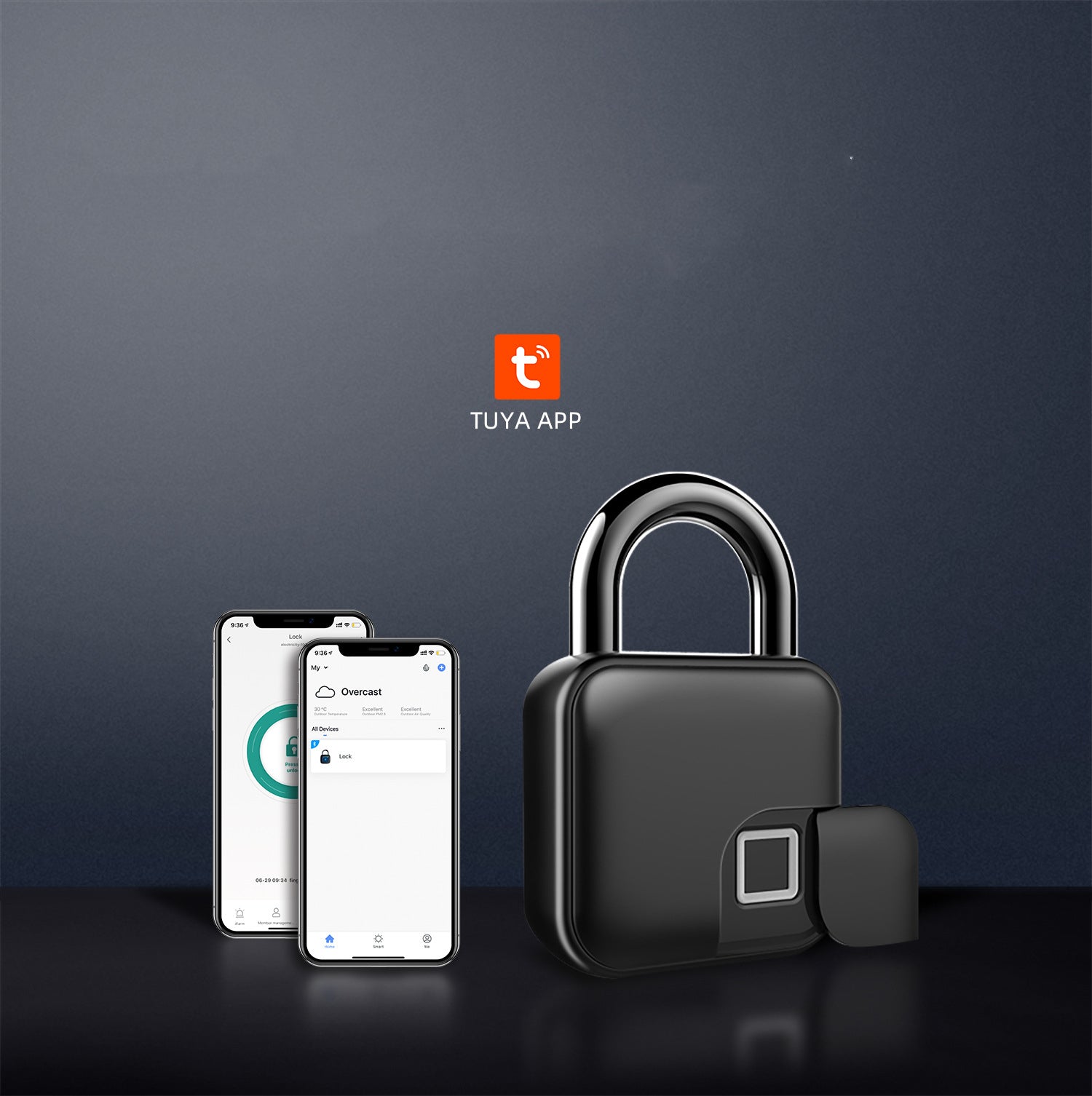 Keyless Fingerprint Padlock - Touch ID Lock