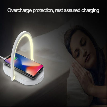 Wireless charger with built-in night light