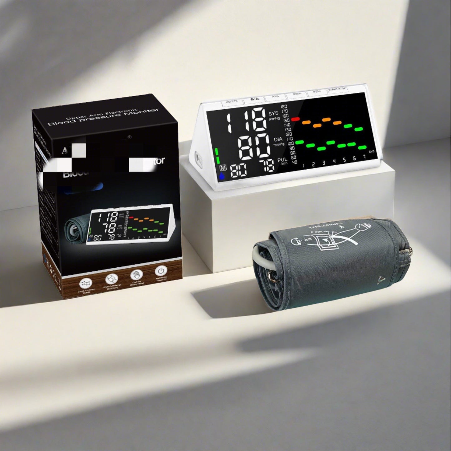 Pulse Point™ Blood pressure unit ,box, and cuff
