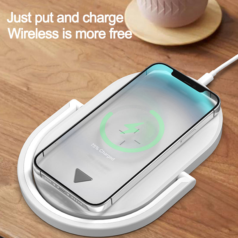 Wireless charger with built-in night light